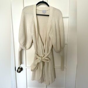 Sabo Skirt - Off White Sweater Knit Dress - Size M